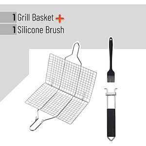 Stainless Steel Fish Grill Baskets for Outdoor Grill Vegetable Grill Basket